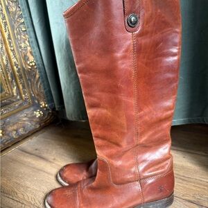 Frye Melissa Button Wide Calf